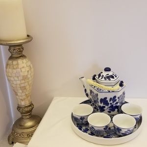 Oriental 7 piece Tea set